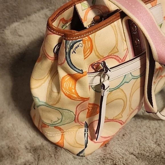 Multicolor Coach Scribble Tote - Picture 5 of 10